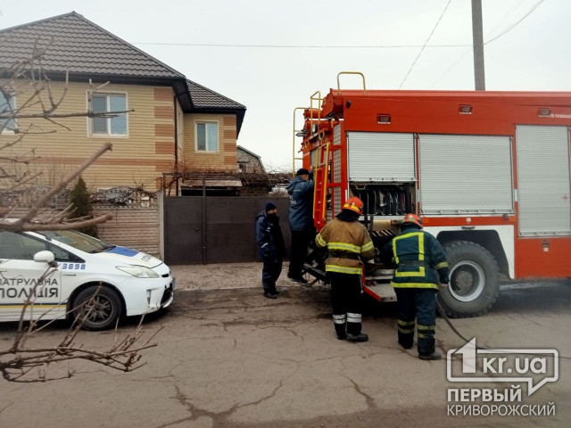 В Кривом Роге спасатели во время ликвидации пожара нашли тело мужчины