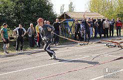 Областные соревнования спасателей по пожарно-прикладному спорту в Кривом Роге