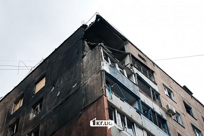 наслідок влучання дрона в будинок