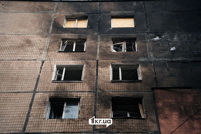 багатоповерхівка після влучання шахеда