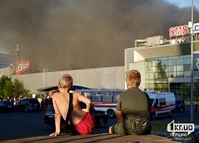 Как выглядит ТЦ Солнечная Галерея в Кривом Роге после удара