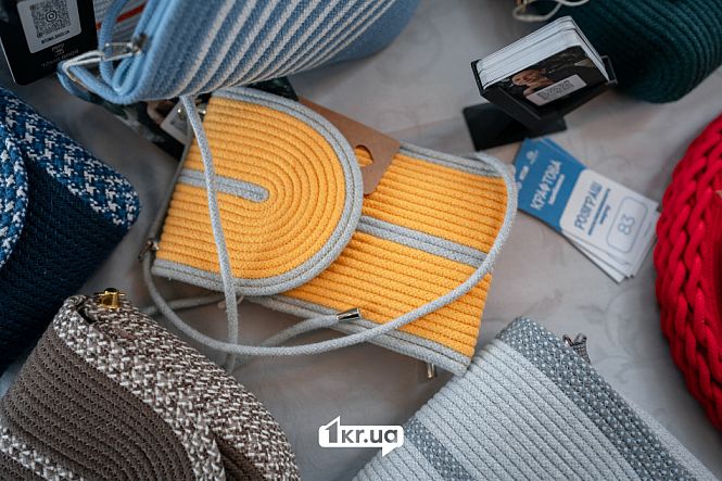 Крафтові вироби на благодійній “Крафтовій здибанці” у Кривому Розі