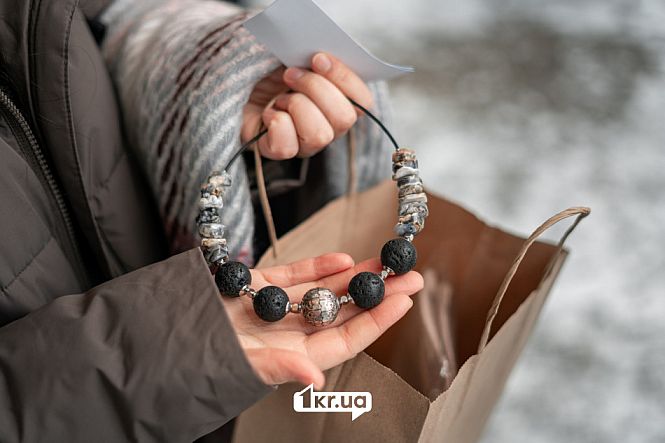 Крафтові вироби на благодійній “Крафтовій здибанці” у Кривому Розі