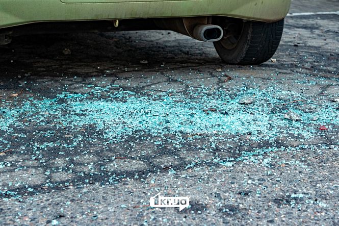 розбите розсипане вікно машини кривий ріг