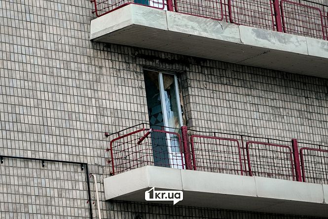 вибиті вікна від обстрілу