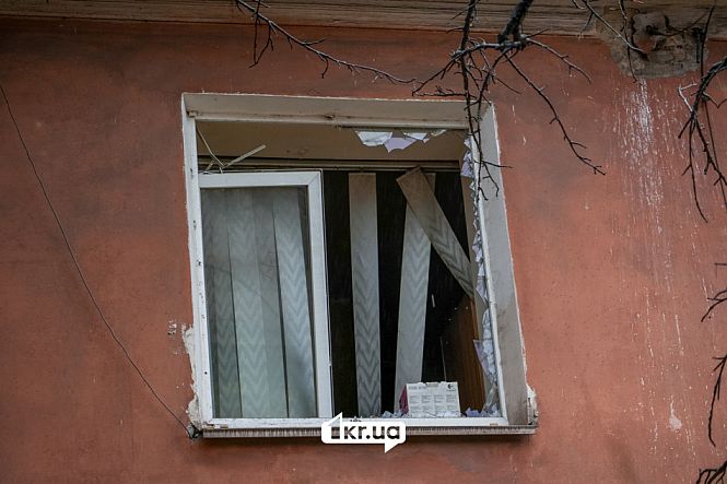 вибиті вікна від обстрілу