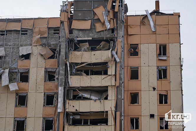 руйнування готелю Дружба від ракети Кривий Ріг