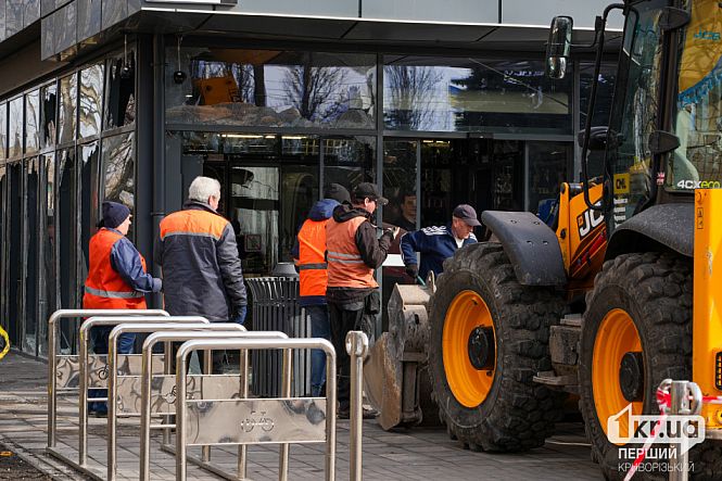 робота з усунення руйнувань магазин АТБ