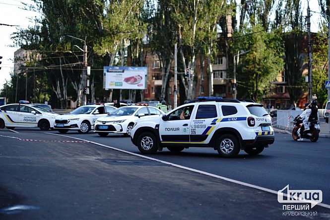 патрульная полиция на месте удара шахеда