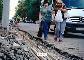 В Кривом Роге ремонтируют улицу Степана Бандеры