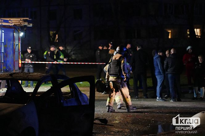 спеціальні служби на місці удару кривий ріг