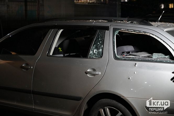 розтрощена автівка від вибухової хвилі ракетна атака рф