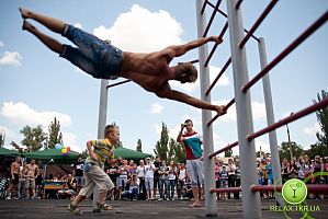 Открытие спортивной площадки для Street Workout