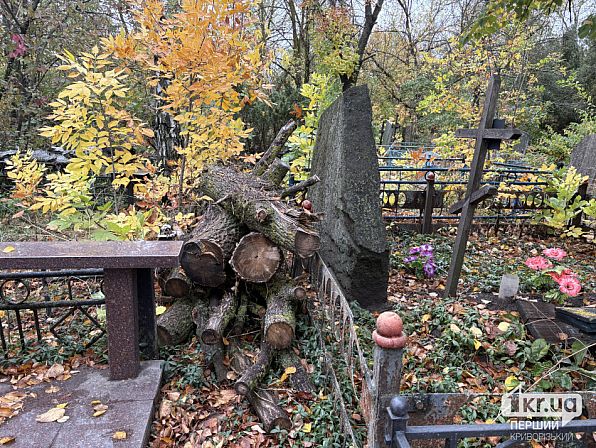 Стан Центрального кладовища у Кривому Розі