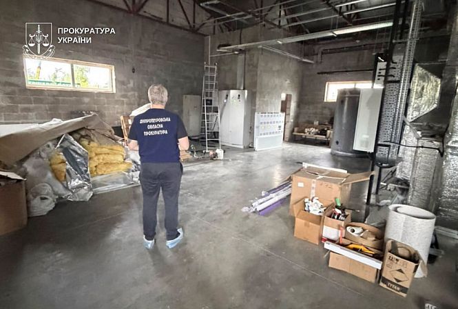 Помещение, где правоохранители проводили следственные действия