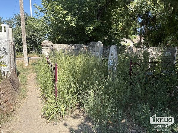 Могилы возле жилой застройки, заросшие сорняками, на Зелено-Гаевском кладбище в Кривом Роге