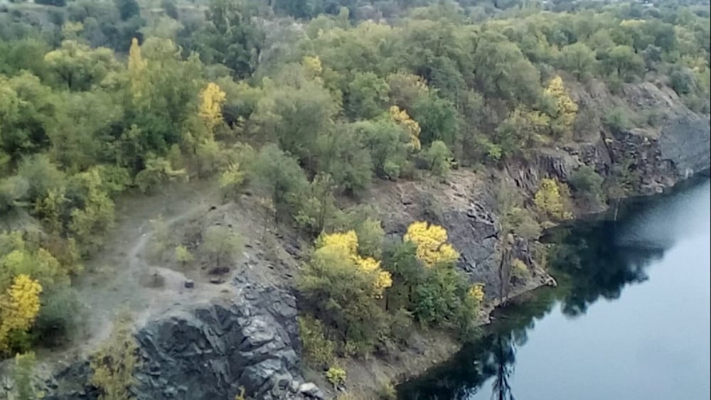 Кривой рог - Карачуновский карьер. Очень красивое место в ...