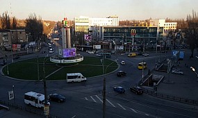95 квартал, Кривой Рог. Time lapse from day to night.