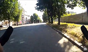 По улицам Кривого Рога на велосипеде