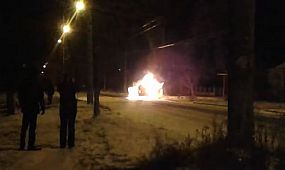 Пожар Кривой Рог 1.01.2016