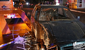 Происшествия: в Кривом Роге водитель Skoda влетел в авто-площадку | 1kr.ua