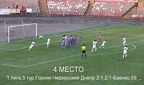 Топ-5 голов Горняка в первой части сезона-2015/16