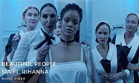 Sia ft. Rihanna - Beautiful People (Music Video)